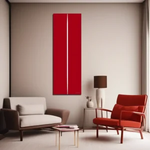 White Line Crimson - Andrew Conway-Hyde - Fine-Art